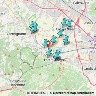 Mappa Via Pio la Torre, 50058 Signa FI, Italia (3.07933)