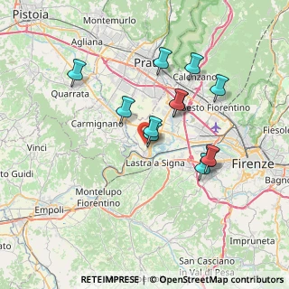 Mappa Via Massimiliano Kolbe, 50058 Signa FI, Italia (6.51667)