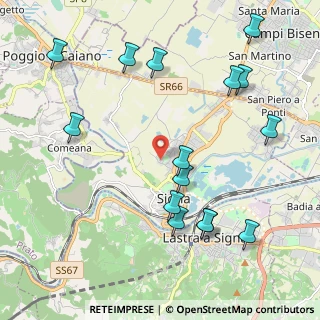 Mappa Via Massimiliano Kolbe, 50058 Signa FI, Italia (2.49933)
