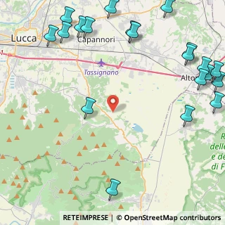 Mappa Via per, 55012 Capannori LU, Italia (6.7725)