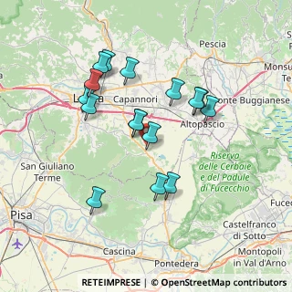Mappa Via per, 55012 Capannori LU, Italia (6.77625)