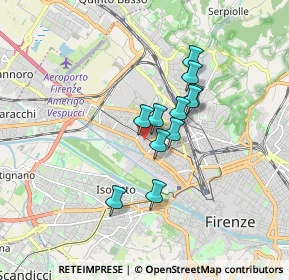 Mappa Via de' Tacchinardi, 50127 Firenze FI, Italia (1.22727)