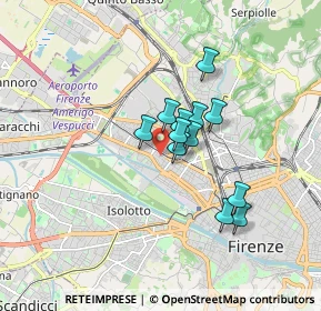 Mappa Via de' Tacchinardi, 50127 Firenze FI, Italia (1.22167)