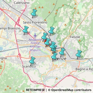 Mappa Via Dè Tacchinardi, 50127 Firenze FI, Italia (3.15545)