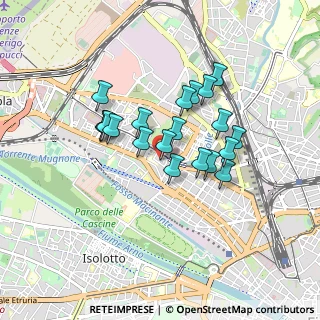 Mappa Via Dè Tacchinardi, 50127 Firenze FI, Italia (0.705)