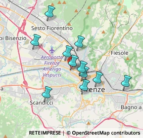 Mappa Via de' Tacchinardi, 50127 Firenze FI, Italia (3.15545)