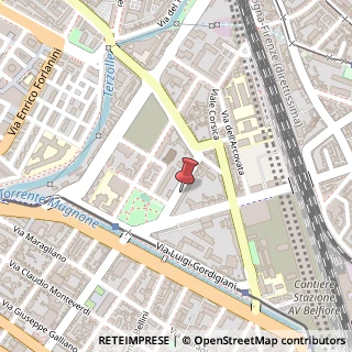 Mappa Via Odorico da Pordenone, 20, 50127 Firenze, Firenze (Toscana)