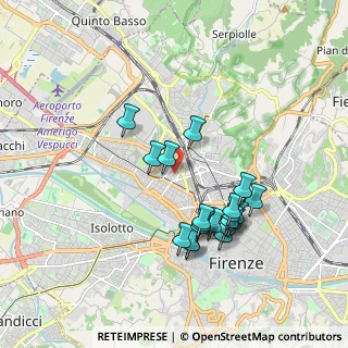 Mappa Via Ignazio Danti, 50127 Firenze FI, Italia (1.788)