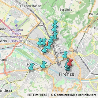 Mappa Via Ignazio Danti, 50127 Firenze FI, Italia (1.51)