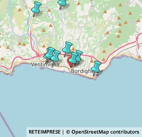 Mappa Via S.Vincenzo, 18019 Vallecrosia IM, Italia (3.78818)