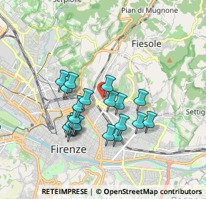 Mappa Via Frà Jacopo Passavanti, 50133 Firenze FI, Italia (1.5235)