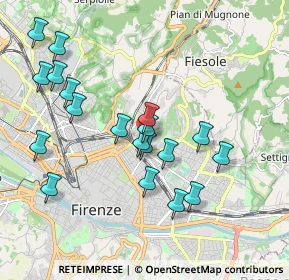 Mappa Via Frà Jacopo Passavanti, 50133 Firenze FI, Italia (1.96526)