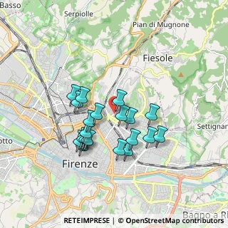 Mappa Via Frà Jacopo Passavanti, 50133 Firenze FI, Italia (1.5235)