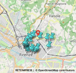 Mappa Via del Bersaglio, 50133 Firenze FI, Italia (1.5535)