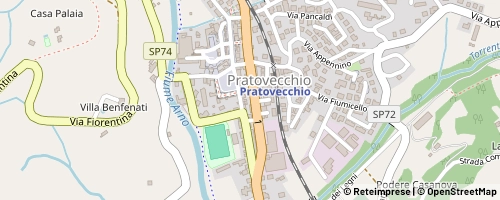 Mappa Pratovecchio Stia