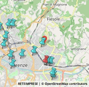 Mappa P.za Tommaso Alva Edison, 50135 Firenze FI, Italia (2.84667)