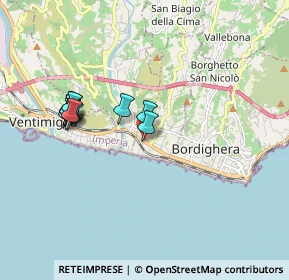 Mappa Via Moro Aldo, 18019 Vallecrosia IM, Italia (1.70273)