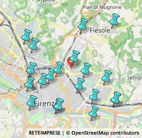 Mappa Via Brunetto Latini, 50133 Firenze FI, Italia (2.274)