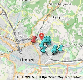 Mappa Via Brunetto Latini, 50133 Firenze FI, Italia (1.35818)