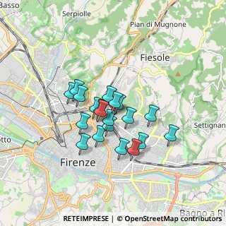 Mappa Via Brunetto Latini, 50133 Firenze FI, Italia (1.257)
