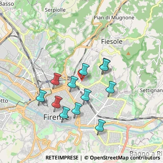 Mappa Via Brunetto Latini, 50133 Firenze FI, Italia (1.69667)