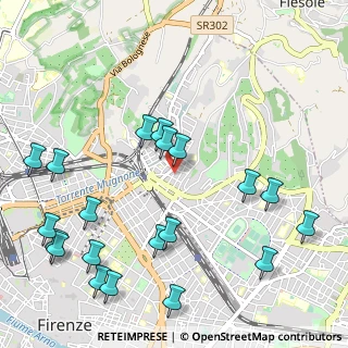Mappa Via Brunetto Latini, 50133 Firenze FI, Italia (1.346)