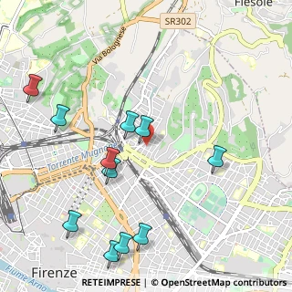 Mappa Via Brunetto Latini, 50133 Firenze FI, Italia (1.24091)