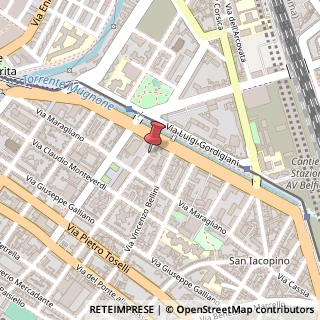 Mappa Via Giambattista Lulli, 68, 50144 Firenze, Firenze (Toscana)