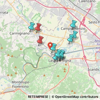 Mappa Via di Lupaia, 50058 Signa FI, Italia (3.02333)
