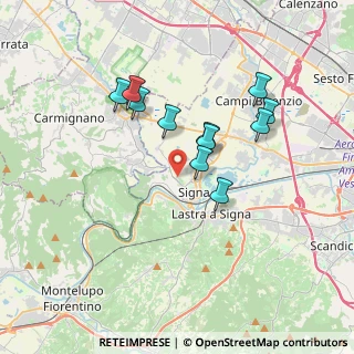 Mappa Via di Lupaia, 50058 Signa FI, Italia (3.16818)