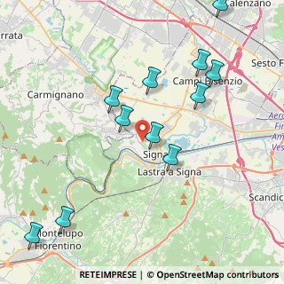 Mappa Via di Lupaia, 50058 Signa FI, Italia (4.64909)