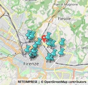 Mappa Le Cure, 50133 Firenze FI, Italia (1.485)