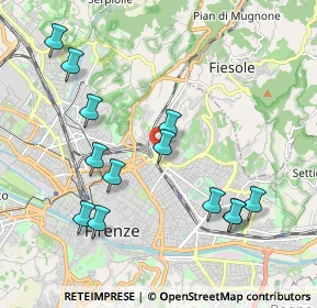 Mappa Le Cure, 50133 Firenze FI, Italia (2.17769)