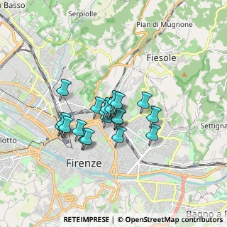 Mappa Le Cure, 50133 Firenze FI, Italia (1.2335)