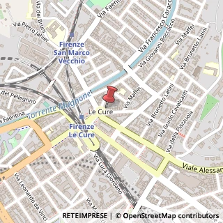 Mappa Piazza delle Cure, 9, 50133 Firenze, Firenze (Toscana)
