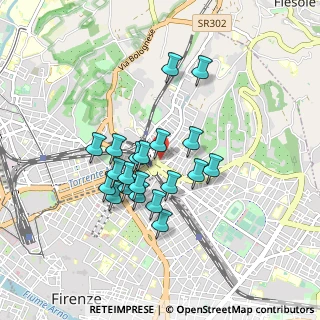 Mappa Le Cure, 50133 Firenze FI, Italia (0.734)