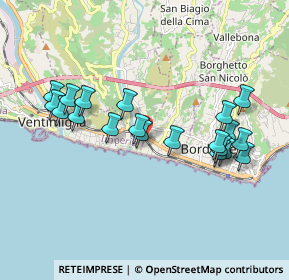 Mappa 18019 Camporosso IM, Italia (1.908)