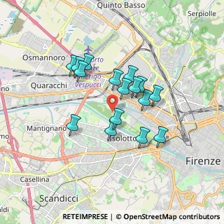 Mappa Viale del Pegaso, 50142 Firenze FI, Italia (1.43375)