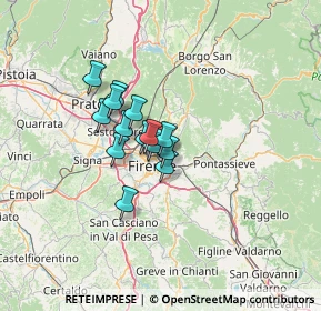 Mappa 50131 Firenze FI, Italia (8.38571)