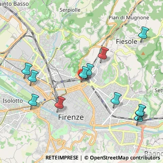 Mappa Via Faentina, 50139 Firenze FI, Italia (2.52167)