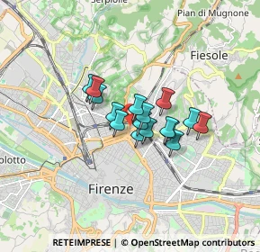 Mappa Via Bolognese, 50133 Firenze FI, Italia (1.03375)