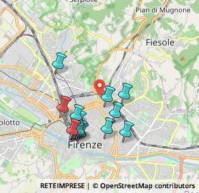 Mappa Via Bolognese, 50133 Firenze FI, Italia (1.75625)