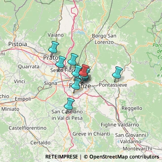 Mappa Via Bolognese, 50133 Firenze FI, Italia (7.12727)