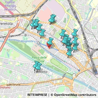 Mappa Via Giambattista Pergolesi, 50127 Firenze FI, Italia (0.918)