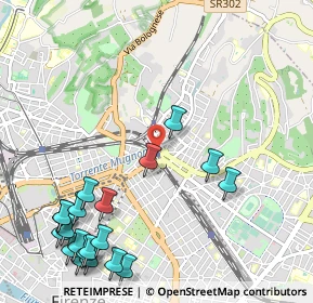 Mappa Via Luigi la Vista, 50133 Firenze FI, Italia (1.451)