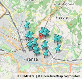 Mappa Via Luigi la Vista, 50133 Firenze FI, Italia (1.271)