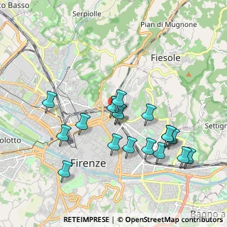 Mappa Via Luigi la Vista, 50133 Firenze FI, Italia (1.96333)