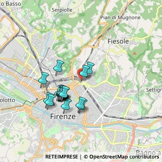 Mappa Via Luigi la Vista, 50133 Firenze FI, Italia (1.61778)