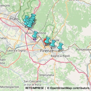 Mappa Piazza Filippo Baldinucci, 50134 Firenze FI, Italia (7.82917)
