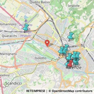 Mappa Via Giuseppe Tartini, 50127 Firenze FI, Italia (2.45154)
